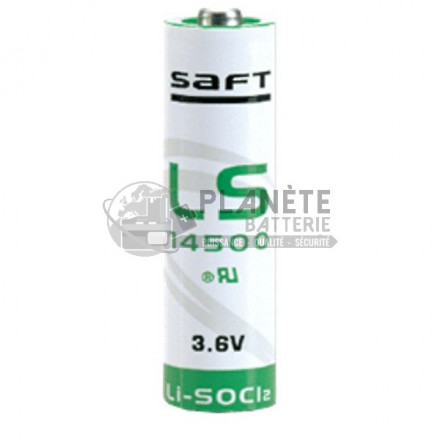 Pile lithium industrielle LSH6 - 3.6V - SAFT