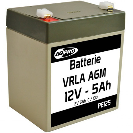 Batterie Plomb étanche 12V 5Ah VRLA AGM