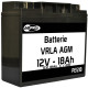 Batterie Plomb étanche 12V 18.5Ah VRLA AGM