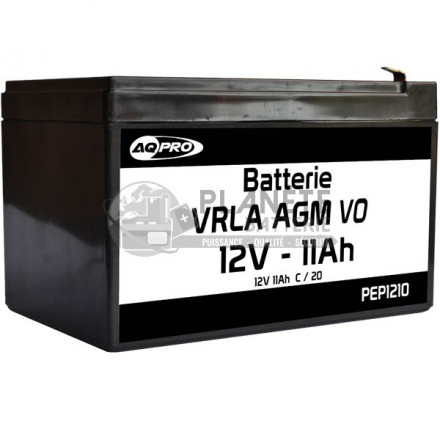 Batterie plomb étanche 12V 10Ah VRLA AGM flamme retardante