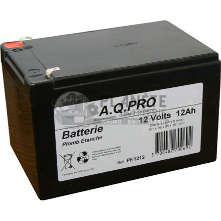 Batterie plomb étanche VRLA AGM flamme retardante 12V 13.2Ah VRLA AGM flamme retardante