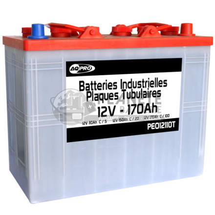 Batterie à décharge lente 12V 115Ah - semi-stationnaire à plaques tubulaires