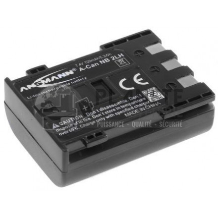 Batterie appareil photo CANON NB 2LH - 7.4V Li-Ion 720mAh 5.3Wh