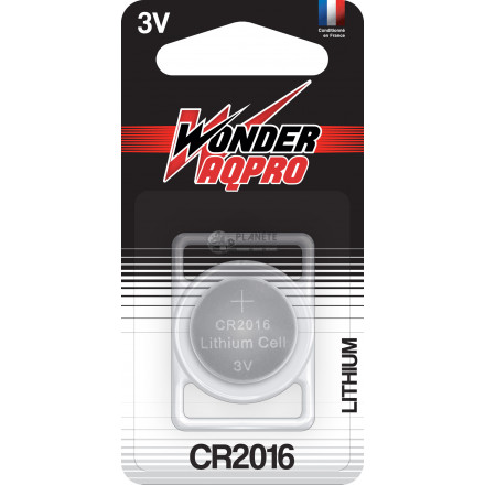 Pile CR2016 - 3V - WONDER AQPRO