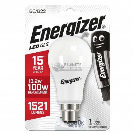 Ampoule LED Standard B22 1521lm 13.2W/100W Energizer BL1