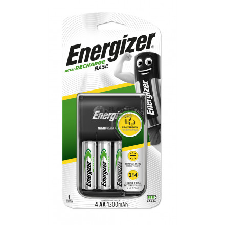 Chargeur Base pour 4 AA / AAA + 4 AA 1300MaH ENERGIZER