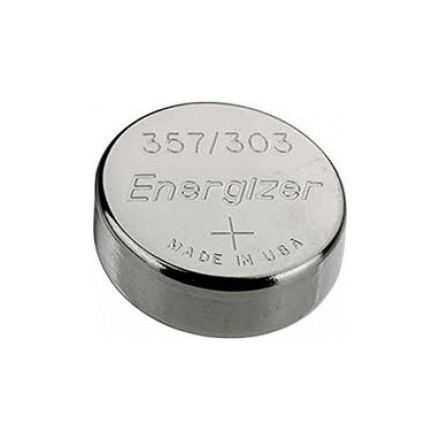 Pile bouton - Oxyde d'argent 357 - 303 - SR44 - 1.55V ENERGIZER