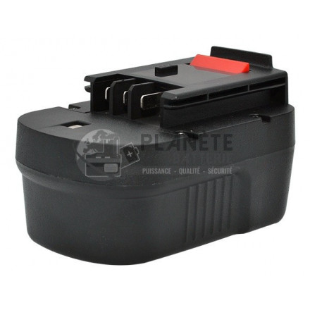 Batterie type BLACK & DECKER A14 / BDGL1440 - 14.4V NiMH 3Ah